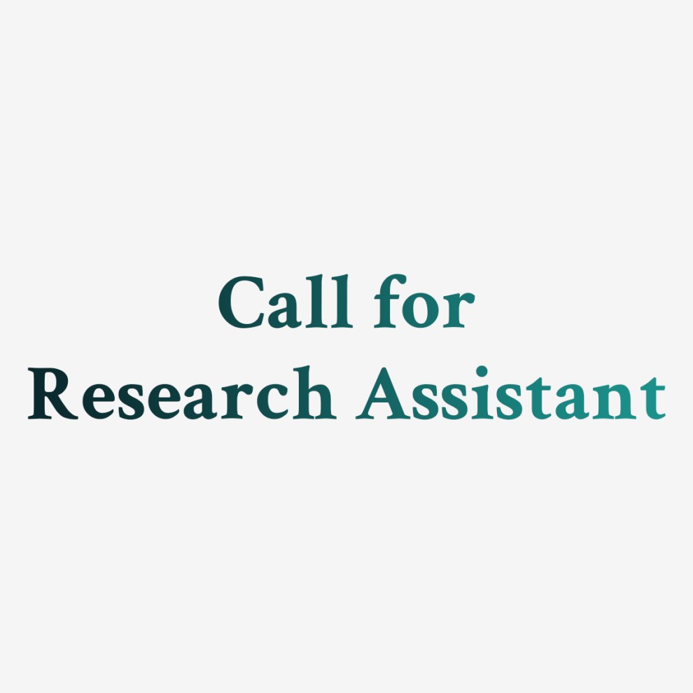Call For Research Assistant