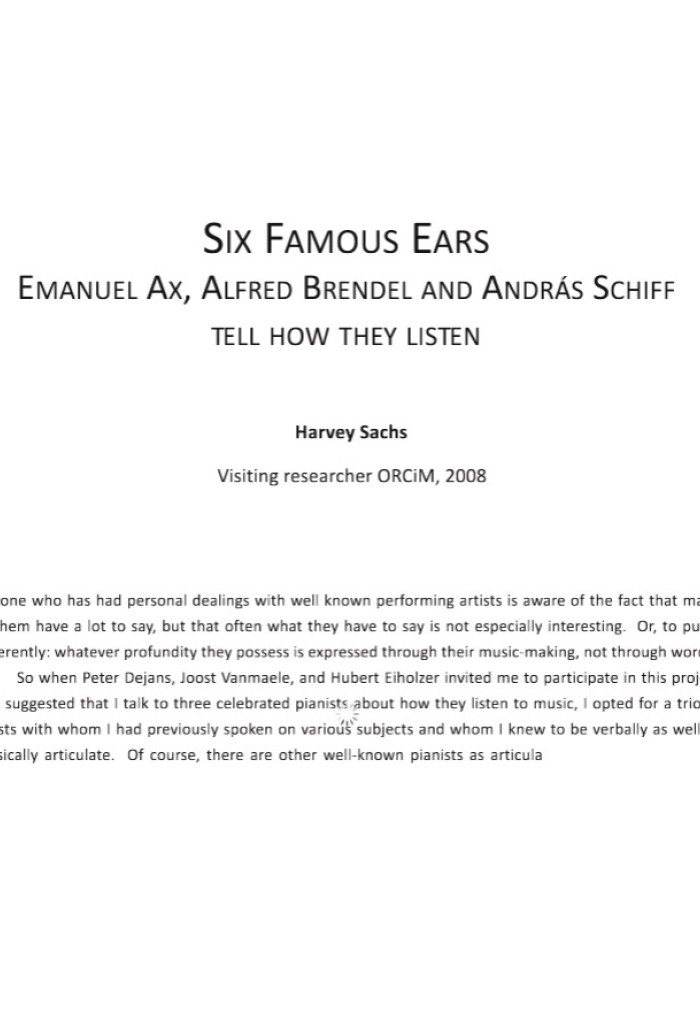 Six Famous Ears